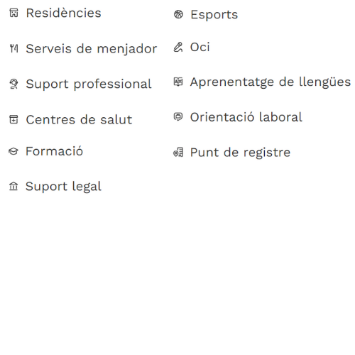 Tipologies Serveis Nidus